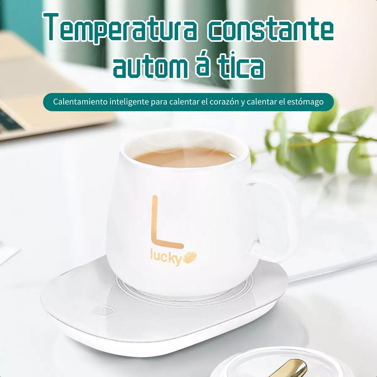 Taza Con Calentador Eléctrico