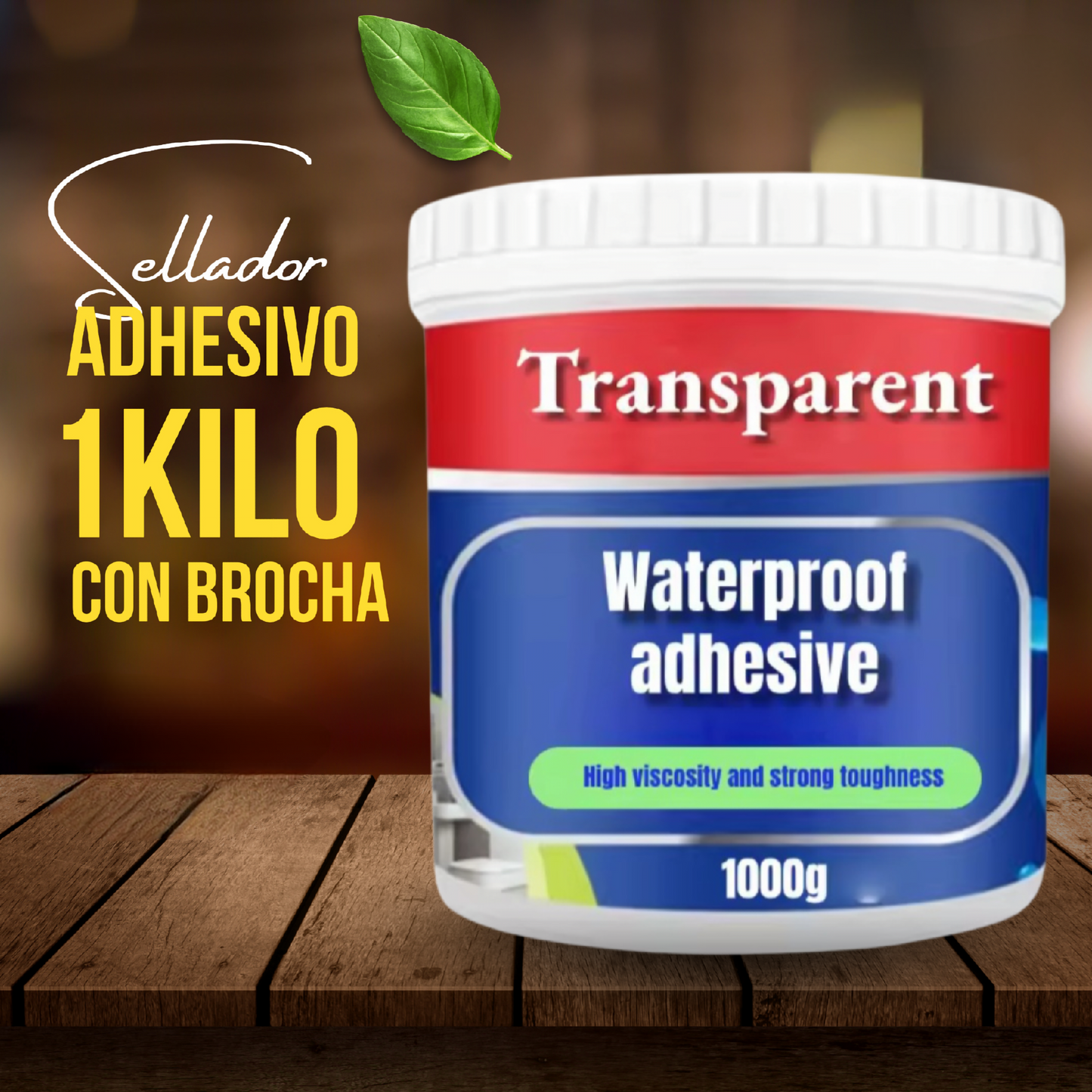 Sellador Adhesivo Transparente - 1 Kilo