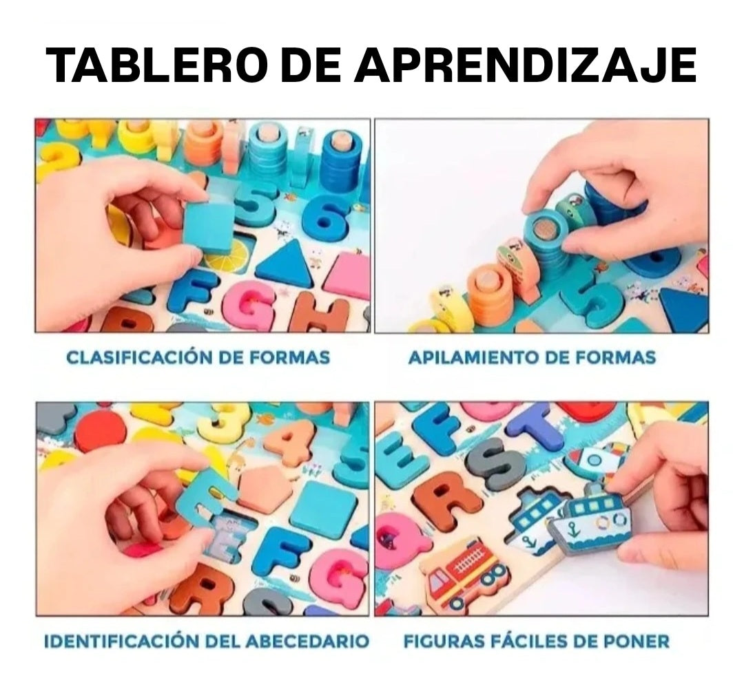JUGUETE MADERA MONTESSORI 1OO PCS