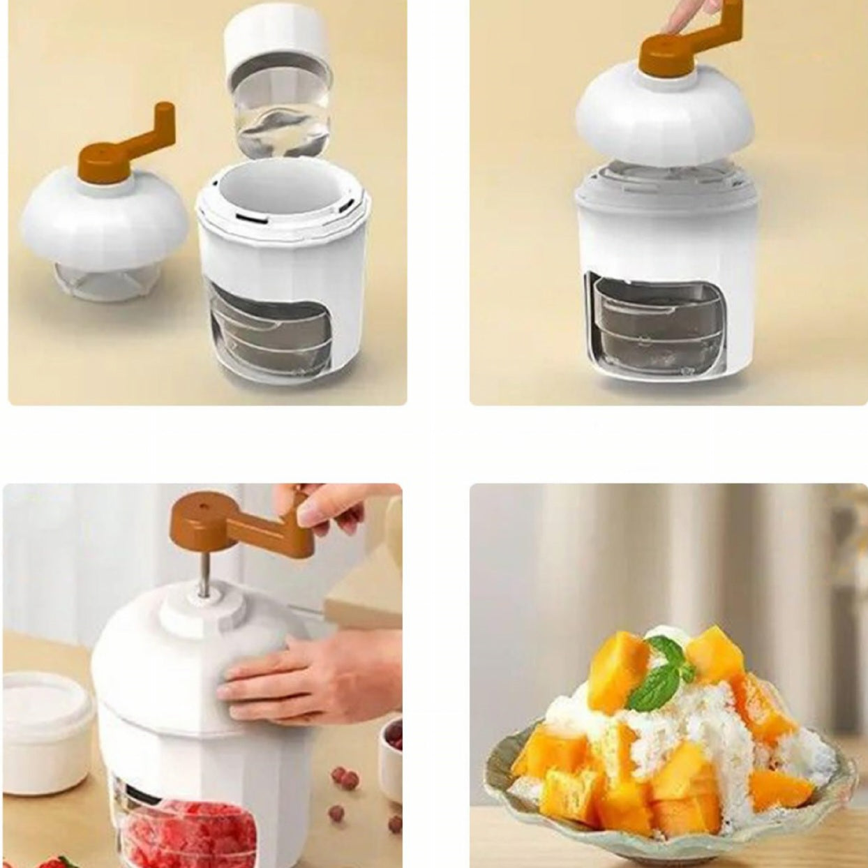 MÁQUINA TRITURADORA MANUAL DE HIELO