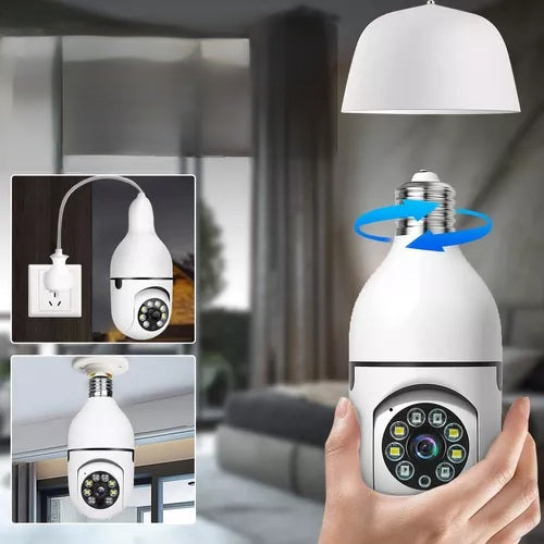 CÁMARA SEGURIDAD 360° WiFi HD-1080P