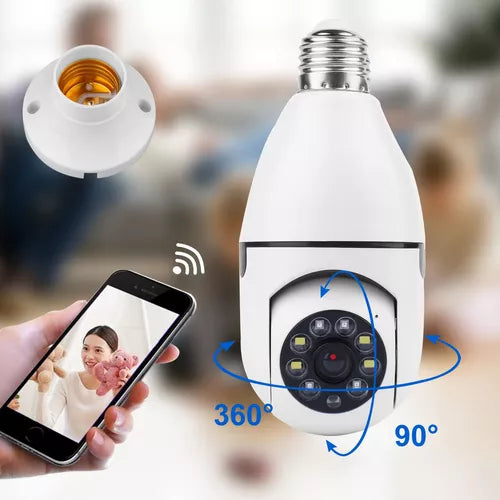 CÁMARA SEGURIDAD 360° WiFi HD-1080P
