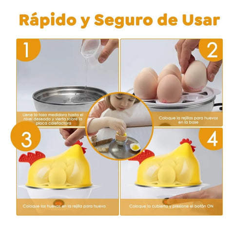 GALLINA HERVIDORA DE HUEVOS