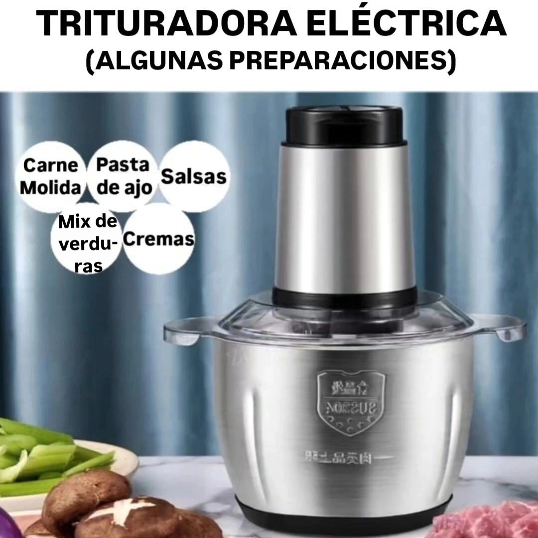 TRITURADORA ELÉCTRICA DOS VELOCIDADES