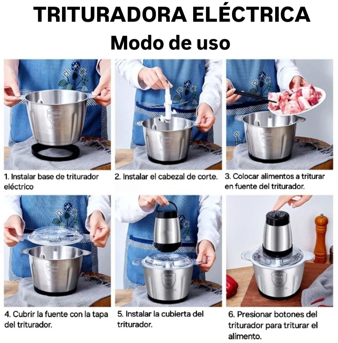 TRITURADORA ELÉCTRICA DOS VELOCIDADES