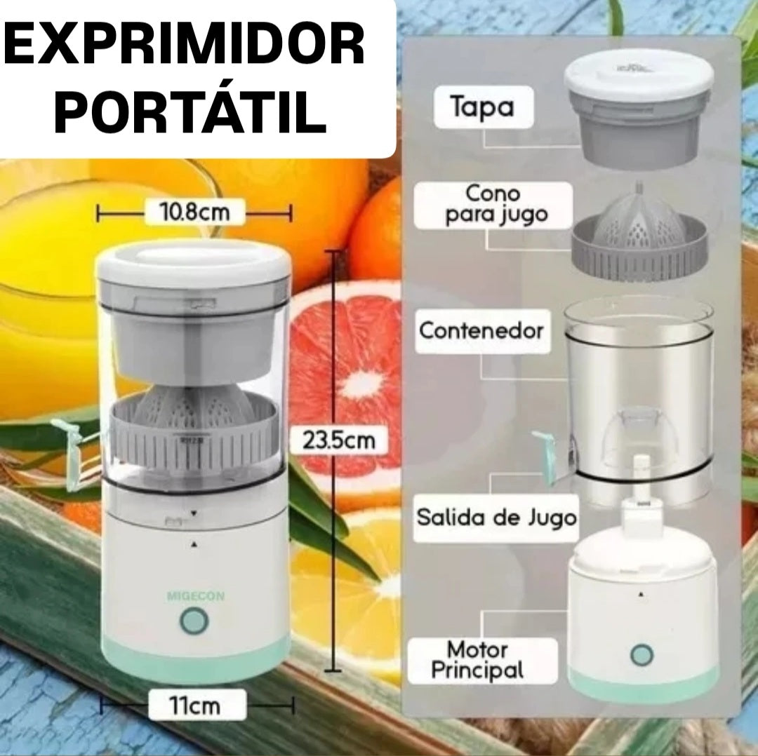 EXPRIMIDOR DE JUGO AUTOMÁTICO PORTÁTIL