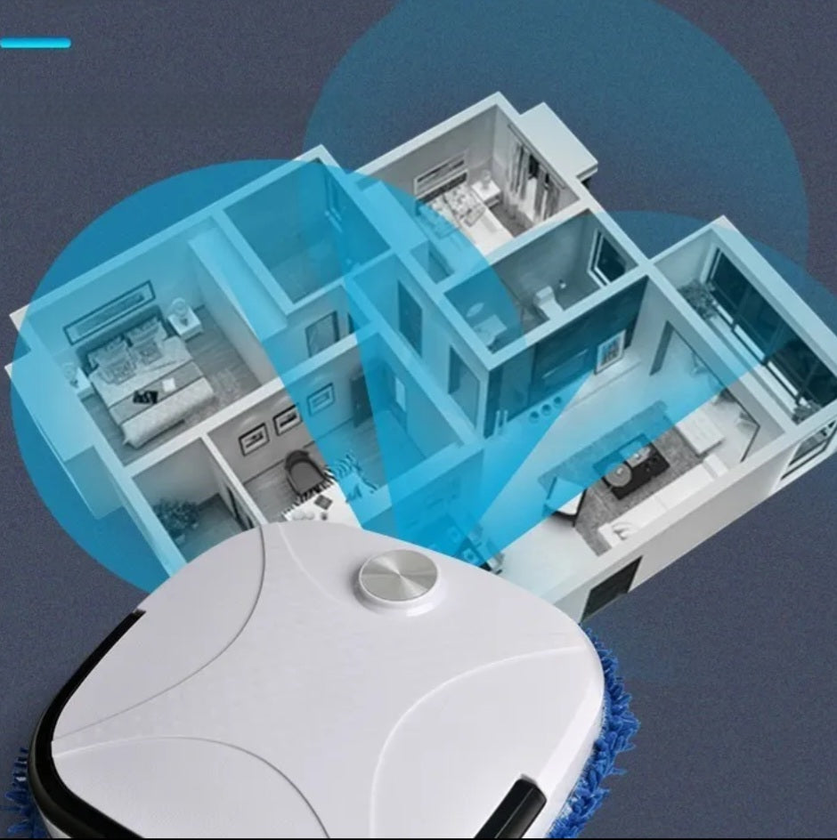 Robot Trapeador Inteligente Recargable