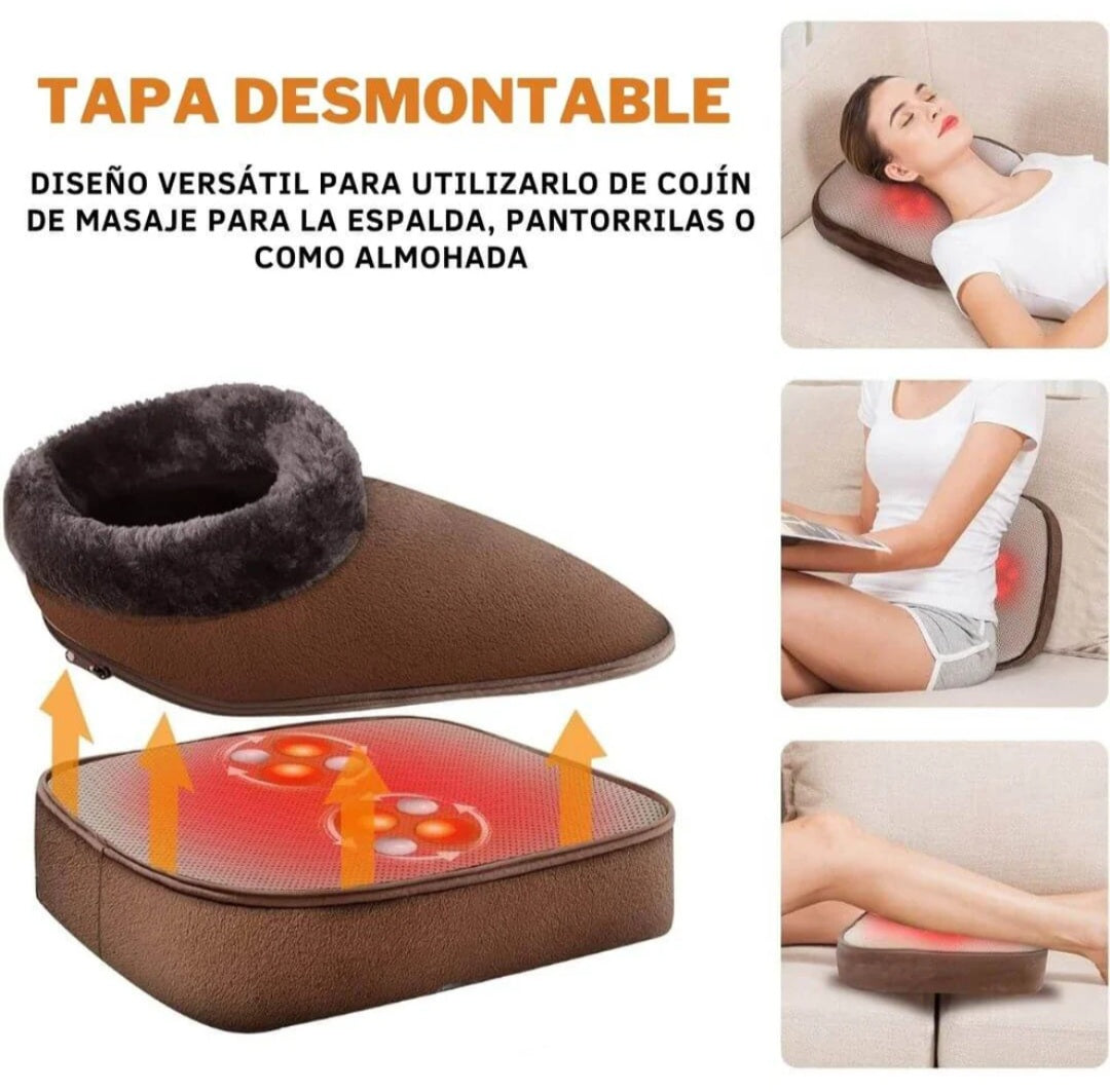 CALENTADOR DE PIES Y MASAJEADOR 2 EN 1