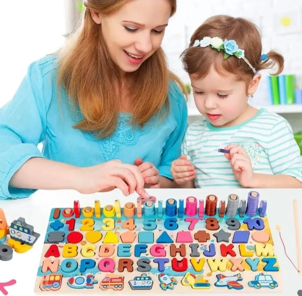 JUGUETE MADERA MONTESSORI 1OO PCS