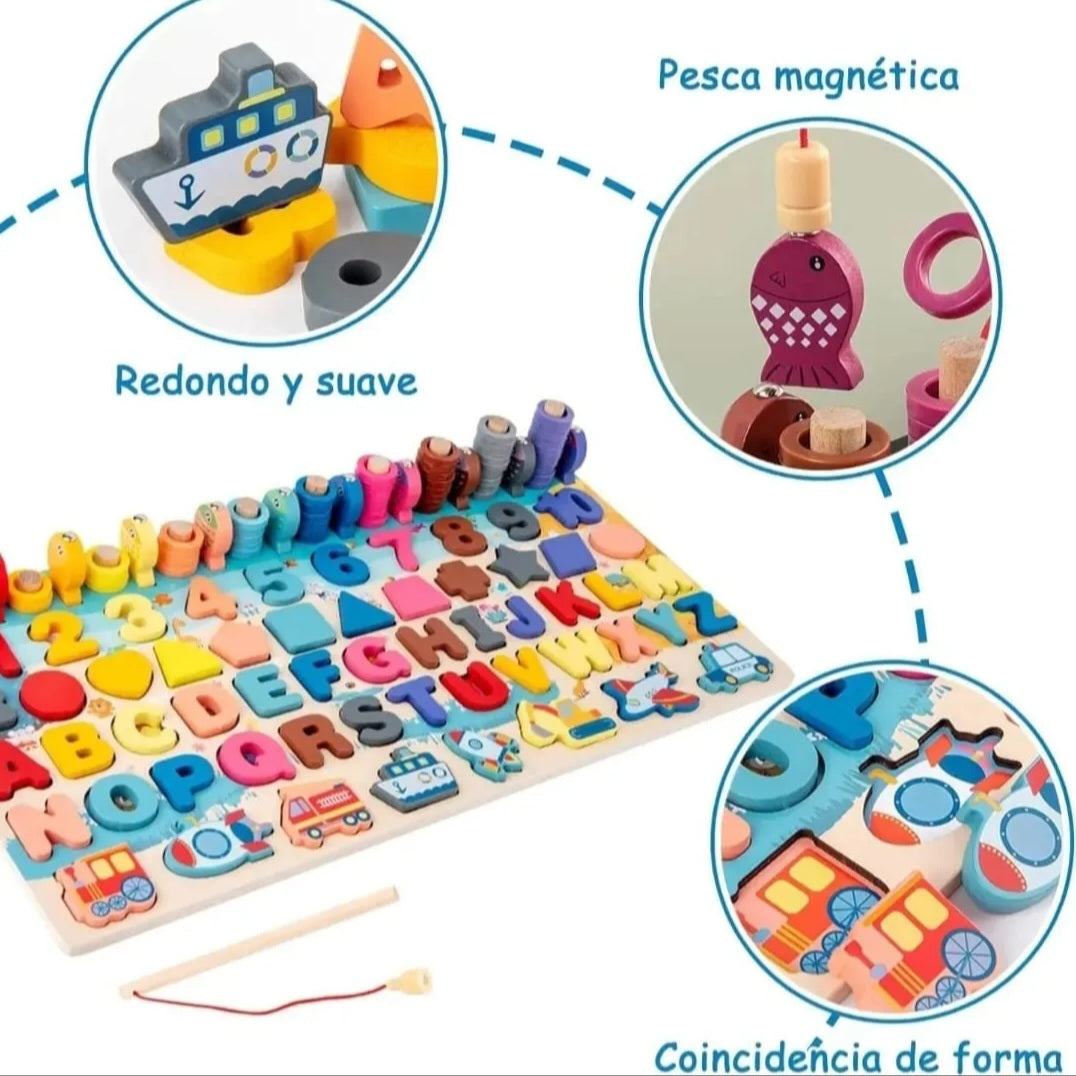 JUGUETE MADERA MONTESSORI 1OO PCS