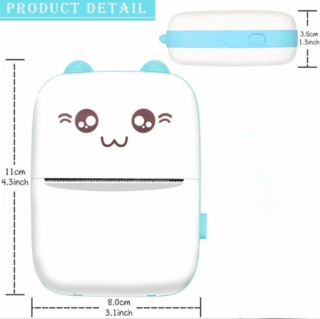 MINI IMPRESORA PORTATIL DE GATITO