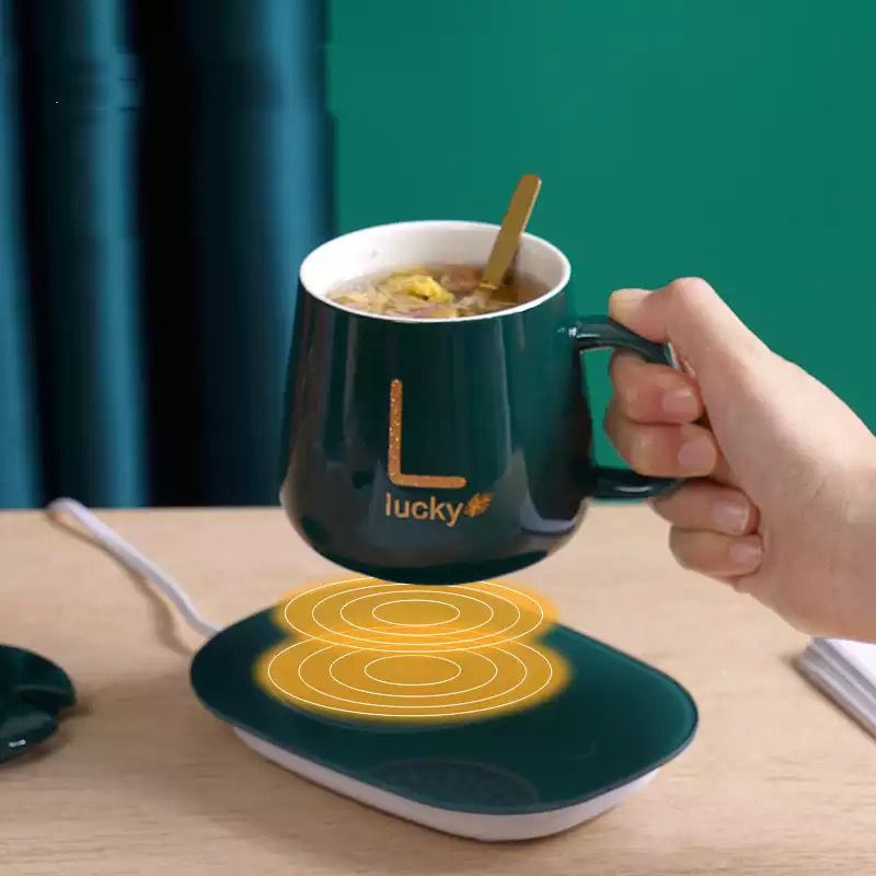 Taza Con Calentador Eléctrico