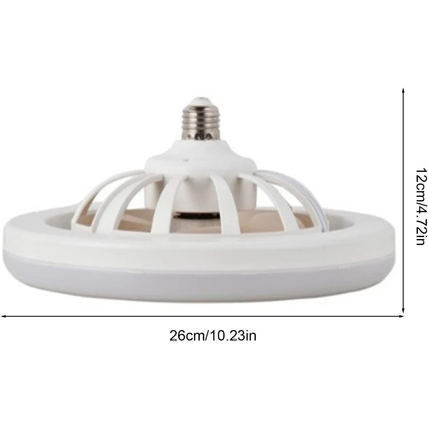 Ventilador de Techo con Lámpara LED Inteligente