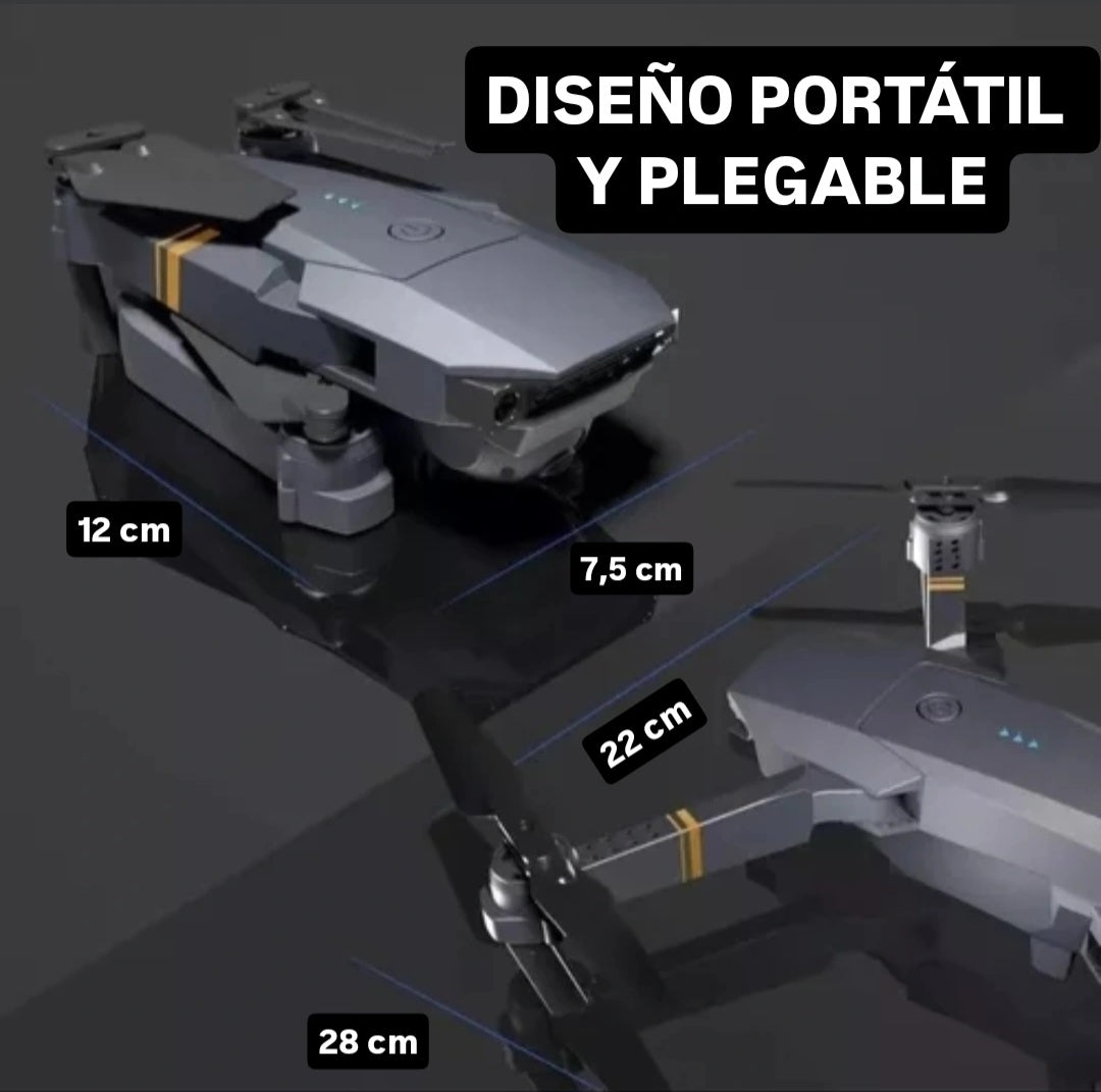 MINI DRON CON CÁMARA WIFI FULL HD 4K