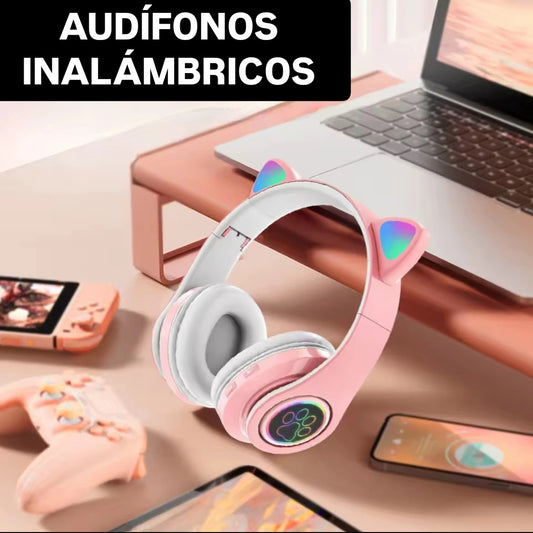 AUDÍFONOS CON MICRÓFONO INALÁMBRICOS