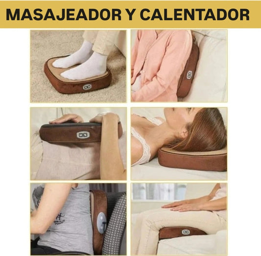 CALENTADOR DE PIES Y MASAJEADOR 2 EN 1