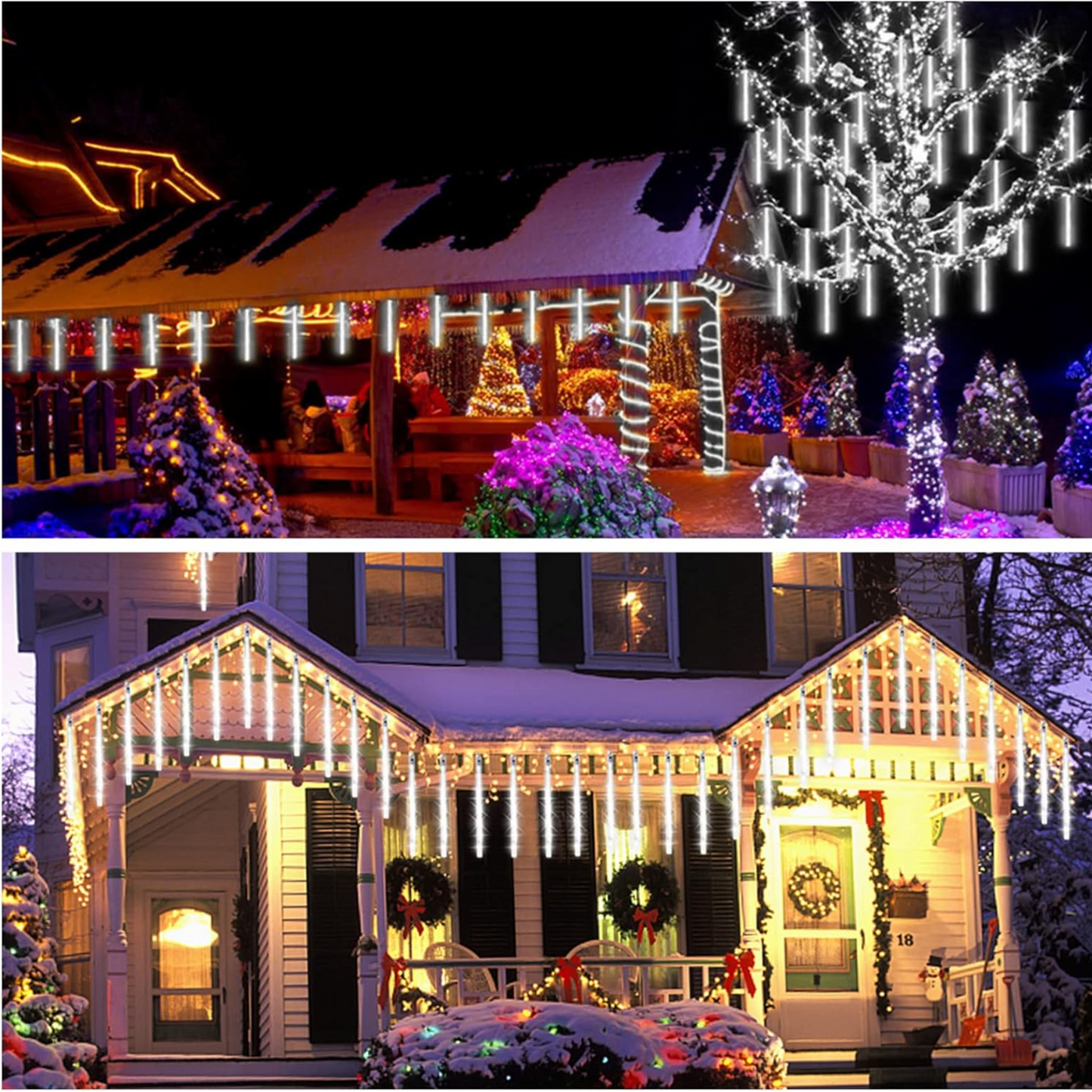 Luces Led Lluvia Meteoro Multicolor