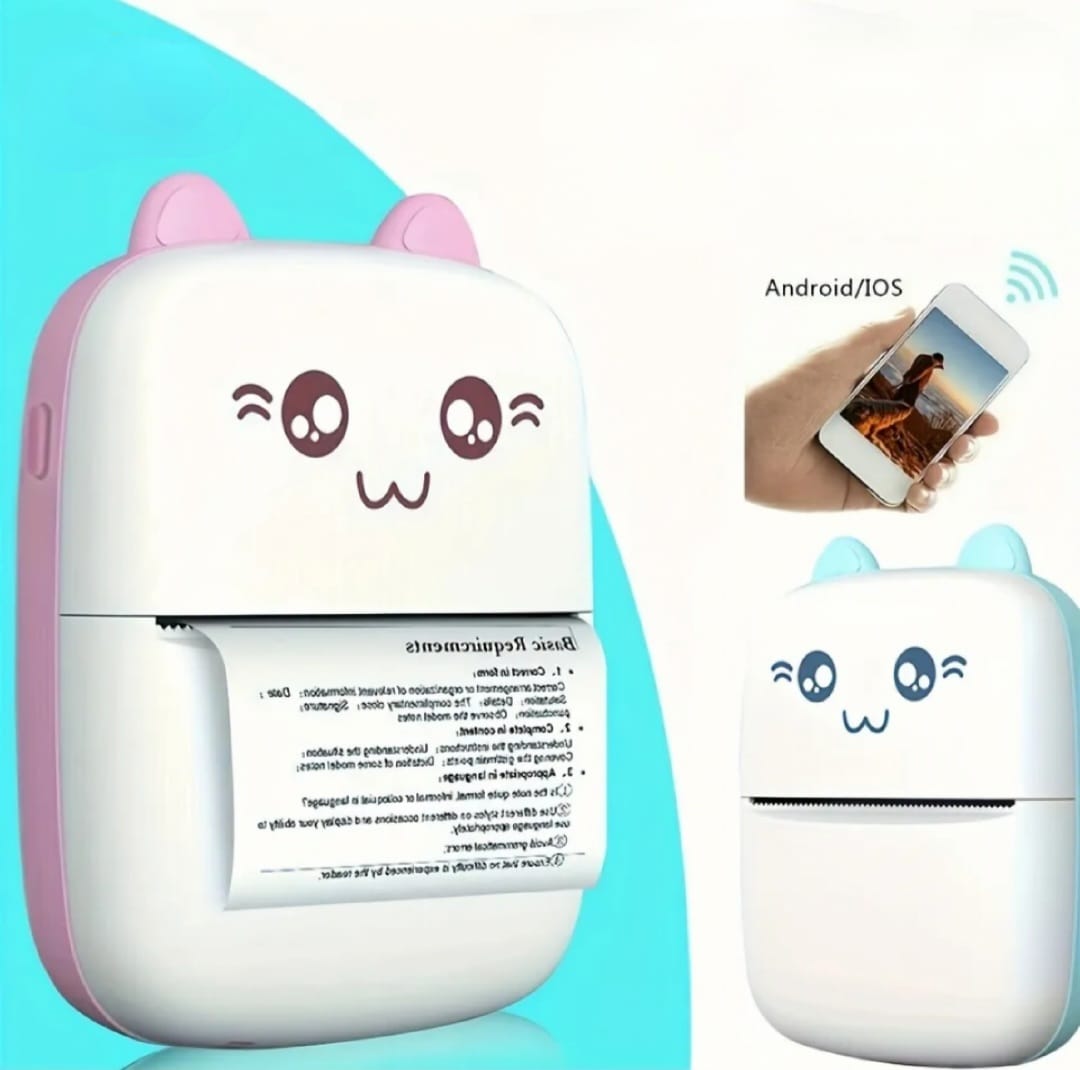 MINI IMPRESORA PORTATIL DE GATITO
